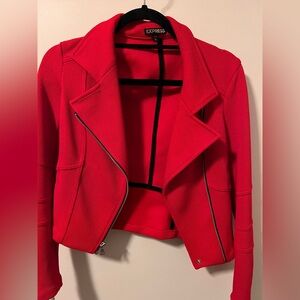 Express stretch knit blazer